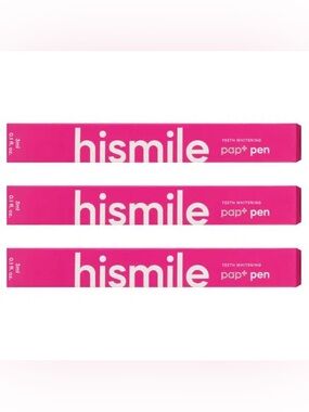 {3 Pack} Hismile Pap+ Teeth Whitening Pen 3mL Peroxide Free ~ New in Box
